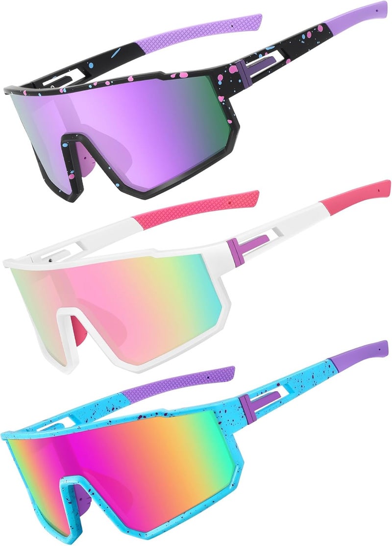 Derowern Youth Baseball Sunglasses, Kids Polarized Sports Sunglasses,UV400 Protection Glasses for Boys Girls Softball Cycling - Image 1